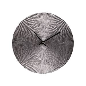 TABLE PASSION Horloge à poser Soleil argent 20 cm en - Rond Métal Table Passion