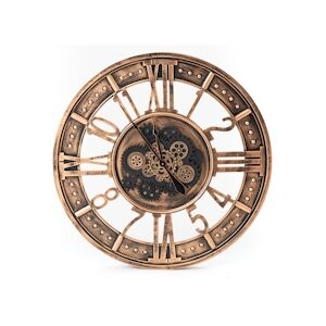 AMADEUS Horloge Roméo 90 cm - Cuivre Rond Métal Amadeus 90x10.5 cm