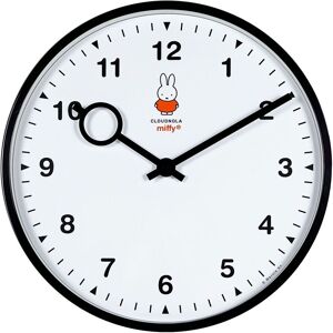 Horloge murale en acier noir et verre 45 cm Miffy Orginal XL - Cloudnola