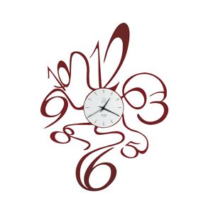 ARTI E MESTIERI horloge murale SCOOBY DOO (Rouge - Métal et verre)
