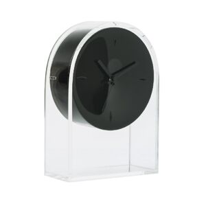 KARTELL horloge de table AIR DU TEMPS (Cristallo / noir - techno-polymères termoplastique)
