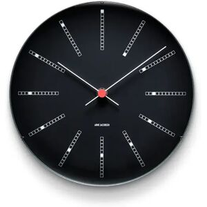 Horloge murale AJ Bankers noir Ø 21 cm