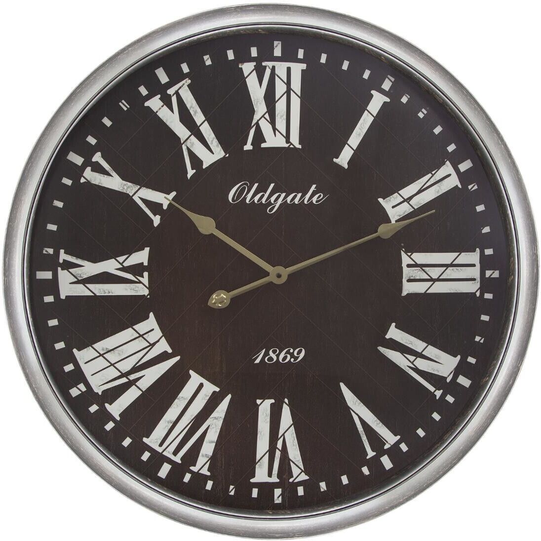 Atmosphera Horloge moulure noire D76 cm