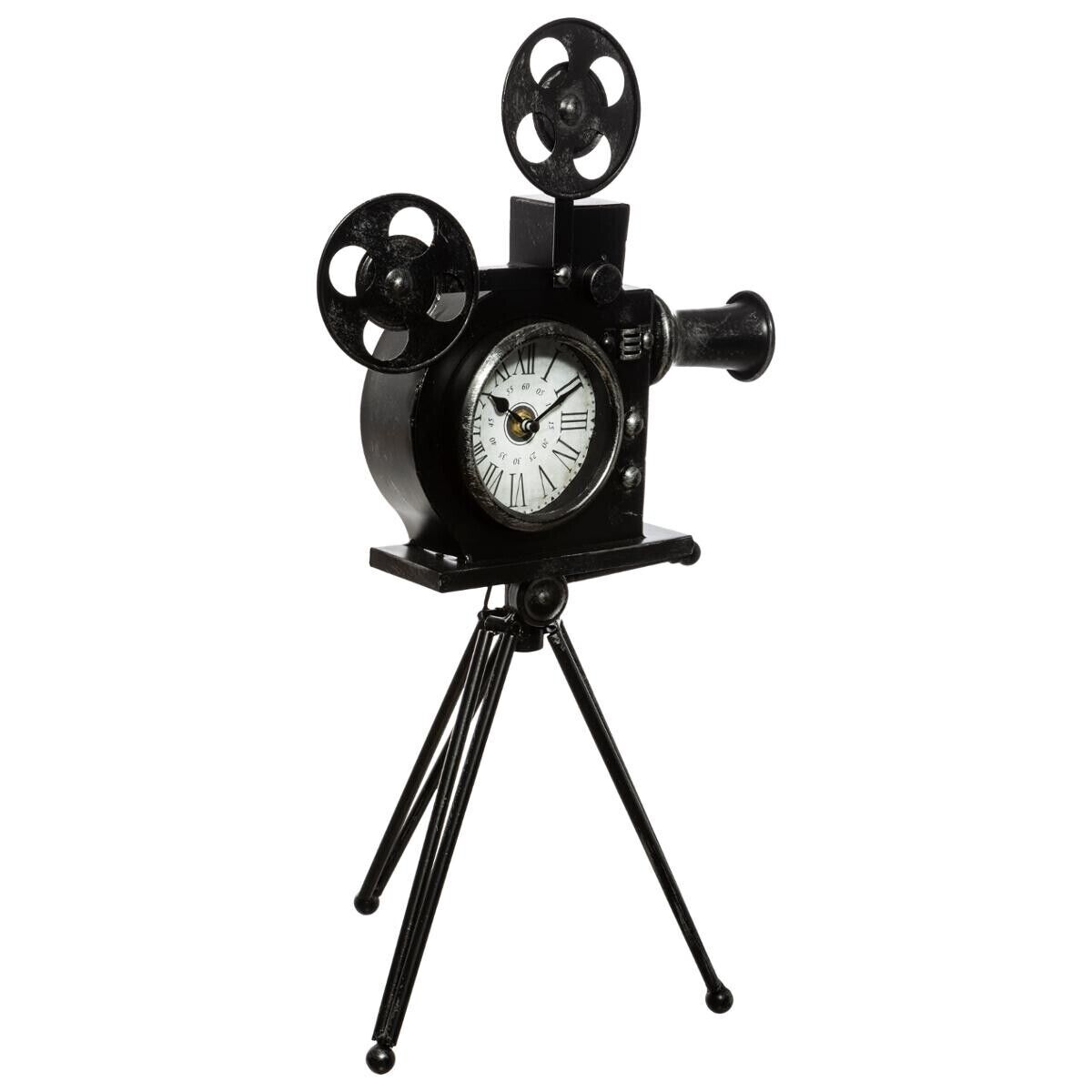 Atmosphera Horloge à poser "Caméra" H53 cm