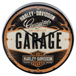 Harley-Davidson Horloge murale Harley Davidson Garage Harley-Davidson