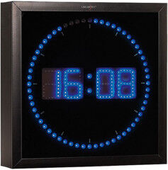 Lunartec Horloge digitale murale avec 60 LED - Bleu