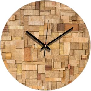 Leroy Merlin Orologio Wood in legno, multicolore Ø 34 cm