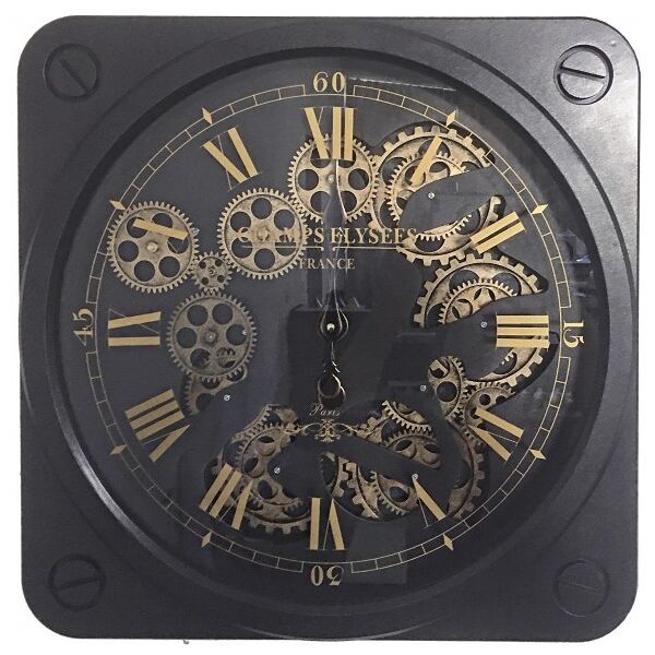 contemporary style orologio parete engrenage 49x49