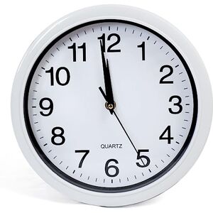  Reloj de pared grande de 30 pulgadas, silencioso, sin tictac,  funciona con pilas, moderno reloj de pared analógico redondo de metal  redondo para interiores y exteriores, para sala de estar, cocina, 