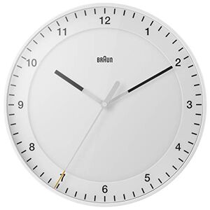 Braun Reloj despertador analógico de viaje clásico con repetición y luz,  tamaño compacto, movimiento de cuarzo silencioso, alarma de pitido  Crescendo