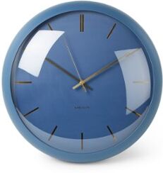 Karlsson Globe wandklok 40 cm - Donkerblauw