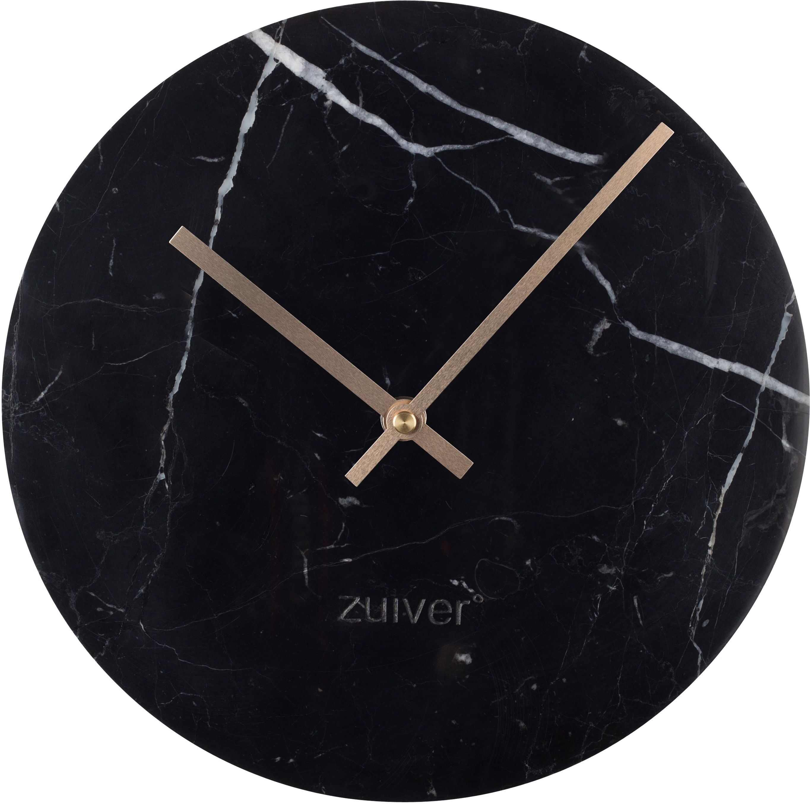 Zuiver Marble Time klok Black