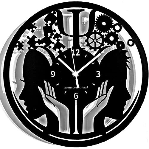 Instant Karma Clocks Wandklok psychologie, psychologie, geschenkidee Dr. Klinische psychologie, 30 x 30 cm