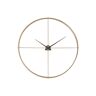 J-Line Rond klok - metaal - goud -Ø 127 cm - woonaccessoires