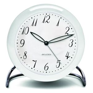 Arne Jacobsen Clocks AJ LK bordklokke hvit