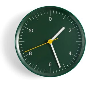 HAY Wall Clock veggklokke Ø 26,5 cm Green