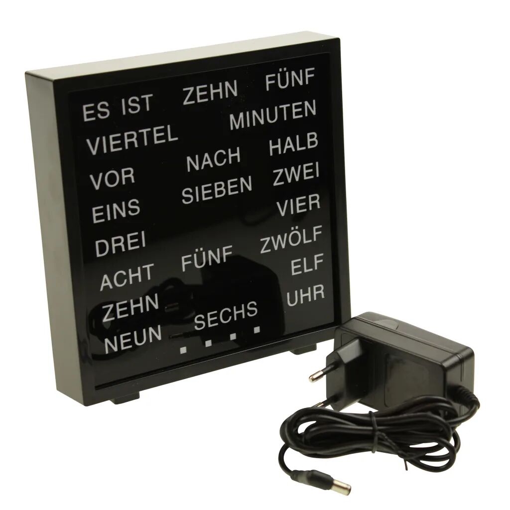 United Entertainment LED Word Clock - tysk