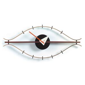 Vitra - Eye Clock - Träfärgad, Mässing - Brun - Klockor