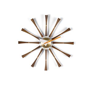 Vitra - Spindle Clock - Träfärgad - Brun - Klockor