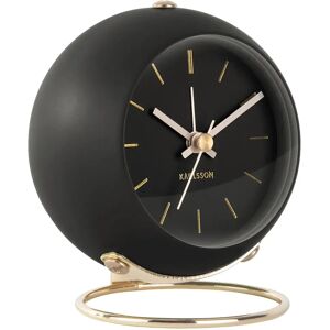 Karlsson KA5833BK väckarklocka Globe Black