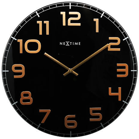 NEXTIME Classy Large 50x3,5 Svart/kopp