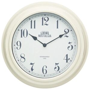 Living Nostalgia Wall Clock - Cream