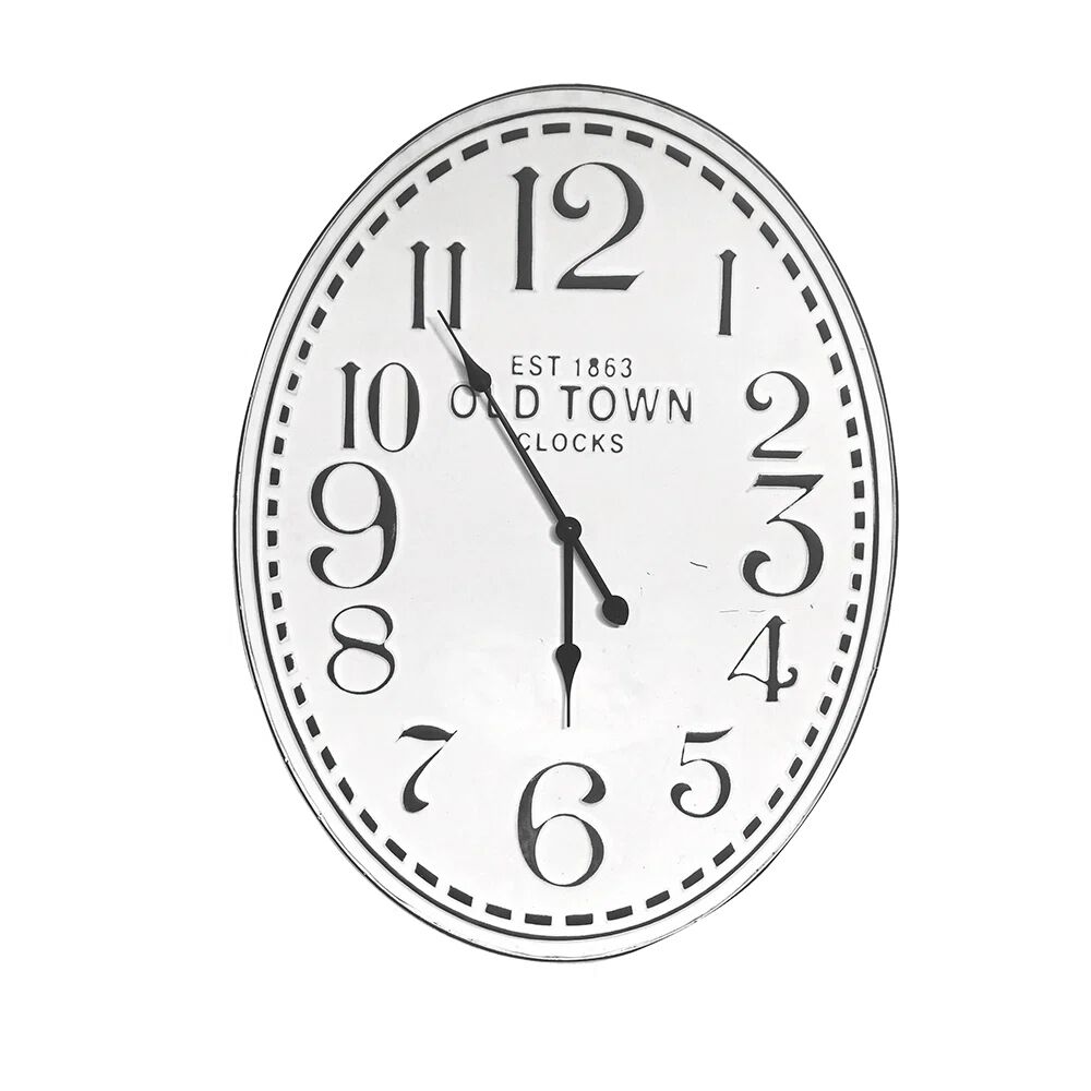 Photos - Wall Clock Brambly Cottage 60cm Morland Silent  white 79.5 H x 61.3 W x 4.8