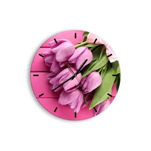 Brayden Studio Trudell Silent Wall Clock Brayden Studio Size: 40cm H x 40cm W x 0.4cm D  - Size: 106.68cm H x 157.48cm W x 5.08cm D