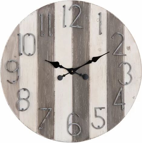 Fleur De Lis Living Oversized Bergeronnes 70cm Wall Clock Fleur De Lis Living  - Size: Under 15 cm