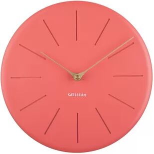 Karlsson Sole 25cm Silent Wall Clock Karlsson Colour: Coral Pink