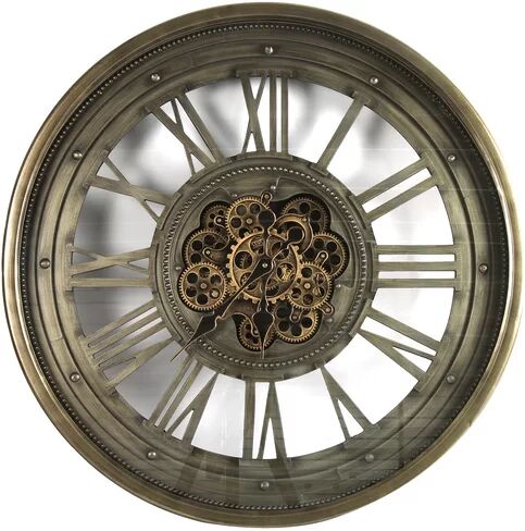 Rio Batton Wall Clock Williston Forge Size: 80cm H x 80cm W x 11cm D  - Size: 50cm H X 120cm B X 30cm T