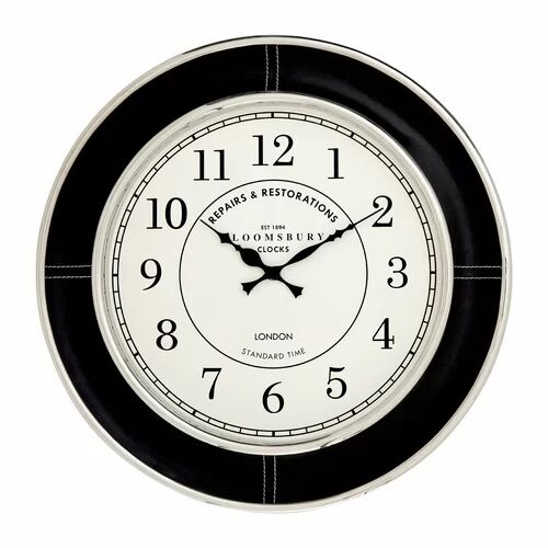 Latitude Run Check 58cm Wall Clock Latitude Run  - Size: 180cm H X 73cm W X 4cm D