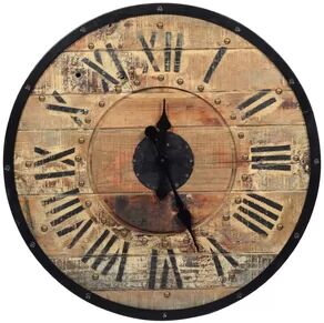 Borough Wharf Oversized Bottesford 61cm Wall Clock Borough Wharf  - Size: 45.72cm H x 60.96cm W x 4cm D