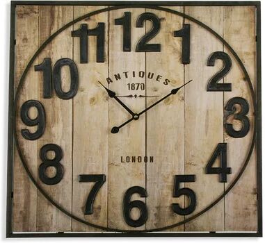 Borough Wharf Mateo Wall Clock Borough Wharf  - Size: Small