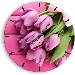 Brayden Studio Trudell Silent Wall Clock Brayden Studio Size: 60cm H x 60cm W x 0.4cm D  - Size: 122cm H x 81cm W