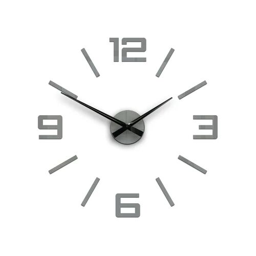 Zipcode Design Gulliver 60cm Anologue Wall Clock Zipcode Design Colour: Grey  - Size: 60cm H x 80cm W