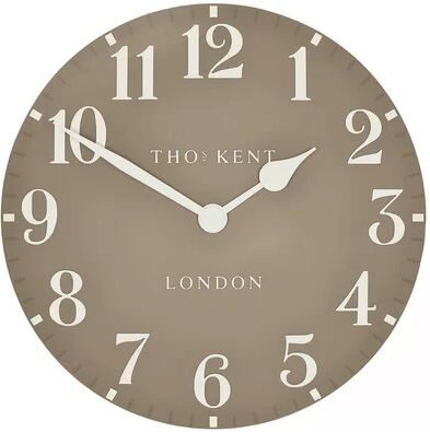 Thomas Kent Arabic Wall Clock Thomas Kent Colour: Clay, Size: 31cm H x 31cm W x 5cm D  - Size: 55cm H X 55cm W X 4cm D