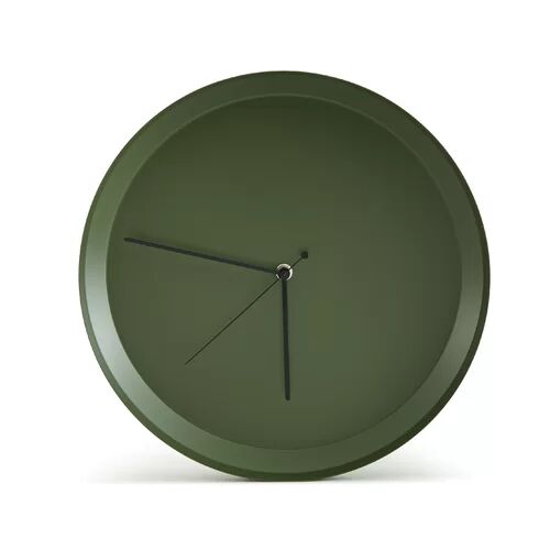 Atipico 33cm Wall Clock Atipico Colour: Green  - Size: 66.04cm H x 45.72cm W x 1.91cm D