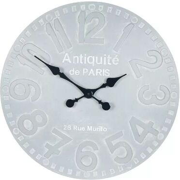 17 Stories Duell 51cm Wall Clock 17 Stories Colour: Stone Grey  - Size: 72cm H X 32cm W X 26cm D