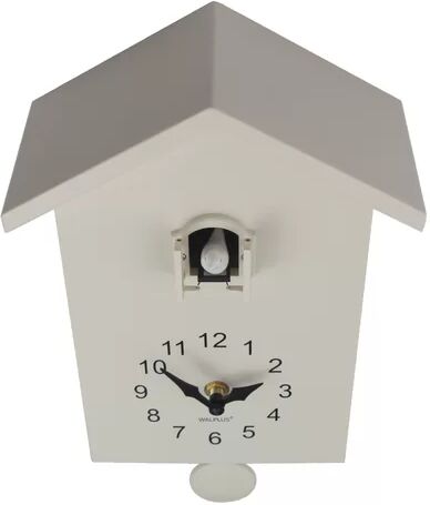 Brambly Cottage Meyers Wall Clock Brambly Cottage Colour: White/Yellow 115cm H X 70cm W X 41cm D