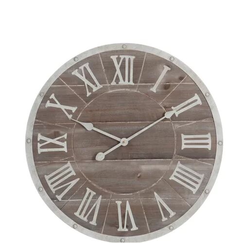 Beachcrest Home 60cm Wall Clock Beachcrest Home  - Size: 98cm H X 98cm W X 6cm D