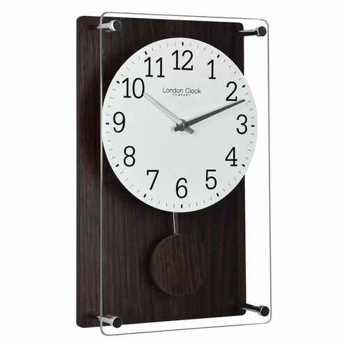 London Clock Company Wood Effect Pendulum Wall Clock London Clock Company  - Size: