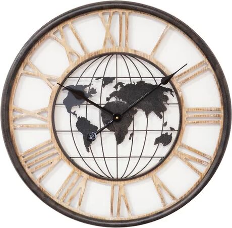 Breakwater Bay Oversized Varina 60.5cm Wall Clock Breakwater Bay  - Size: 29cm H X 26cm W X 26cm D