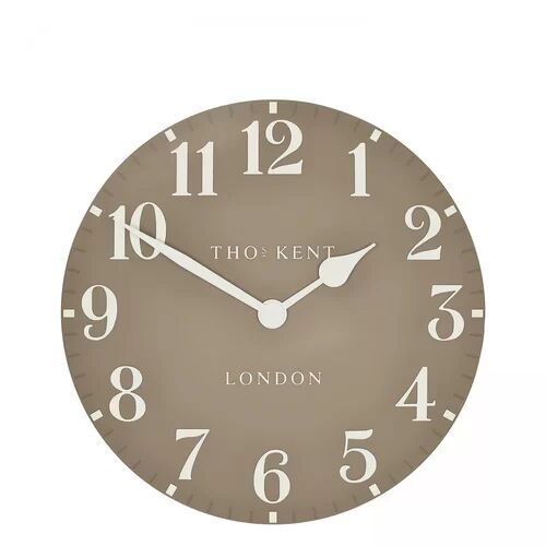 Thomas Kent Arabic Wall Clock Thomas Kent Colour: Clay, Size: 31cm H x 31cm W x 5cm D  - Size: 48cm H X 48cm W X 6cm D