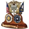 The Bradford Exchange Navy Values Personalized Wooden Thermometer Desk Clock