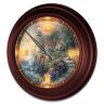 The Bradford Exchange Thomas Kinkade Light Of Peace Illuminating Atomic Clock