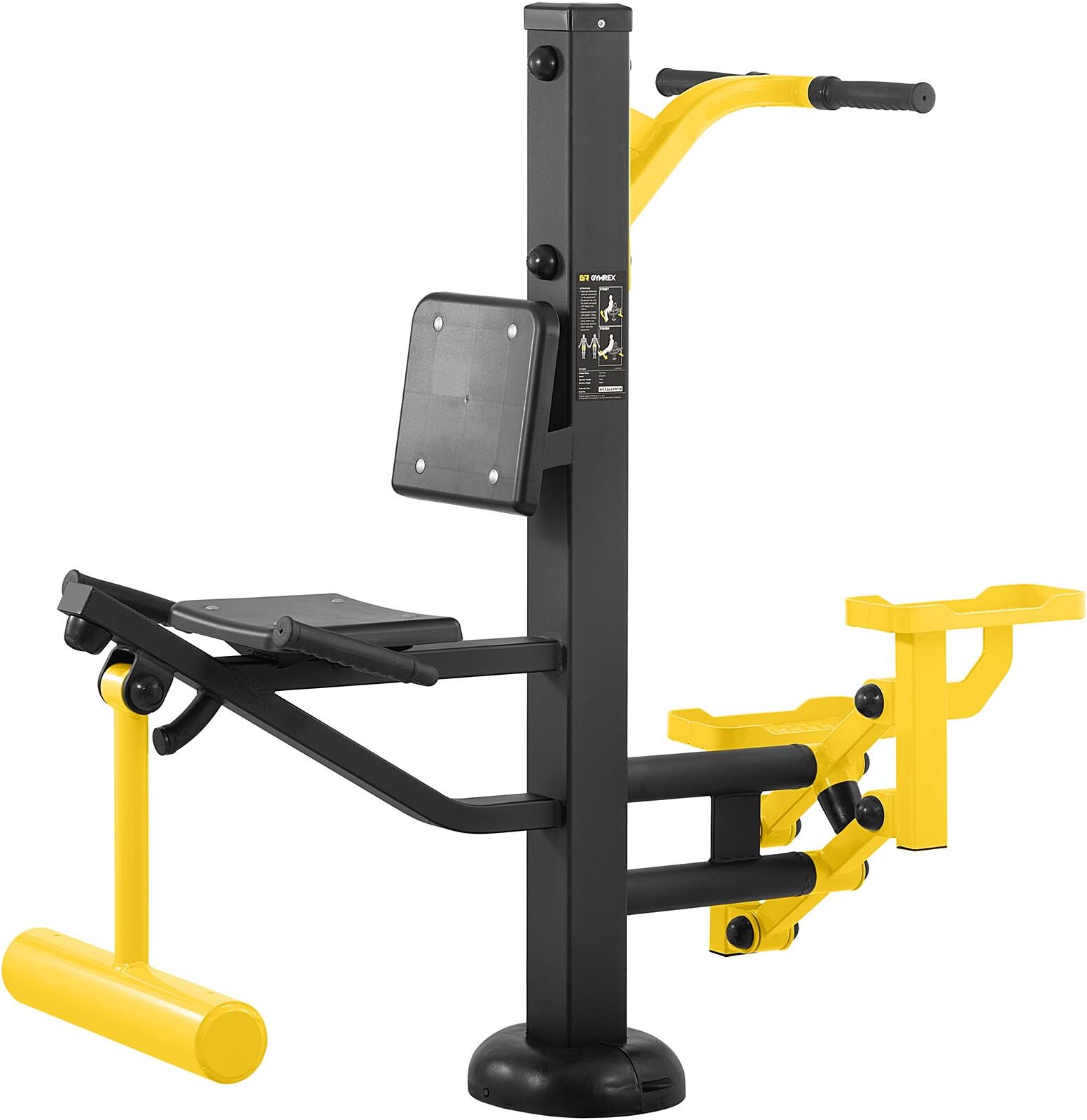 Gymrex Outdoor Fitnessgerät Beintrainer - bis 130 kg - Stahl