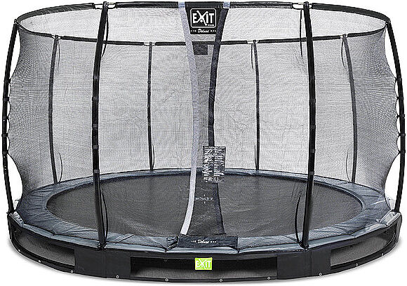 Auf Lager EXIT TOYS Elegant Premium Inground-Trampolin 366cm mit Deluxe Sicherheitsnetz 8719874705141 transparent EG