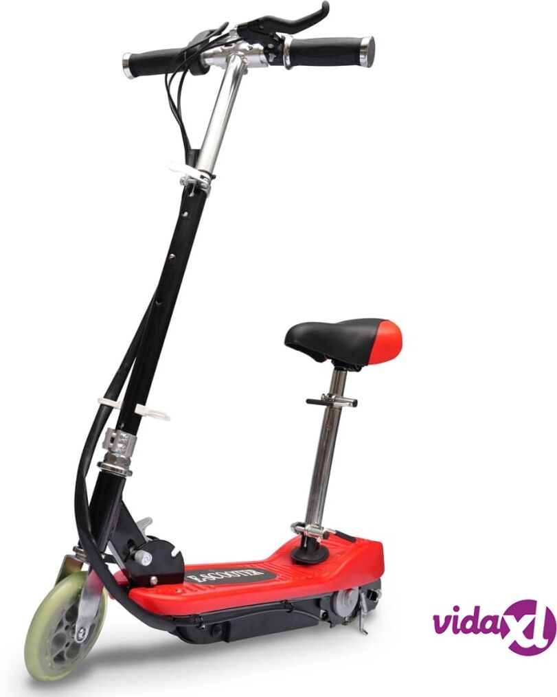 vidaXL Electric Scooter with Seat 120 W Red