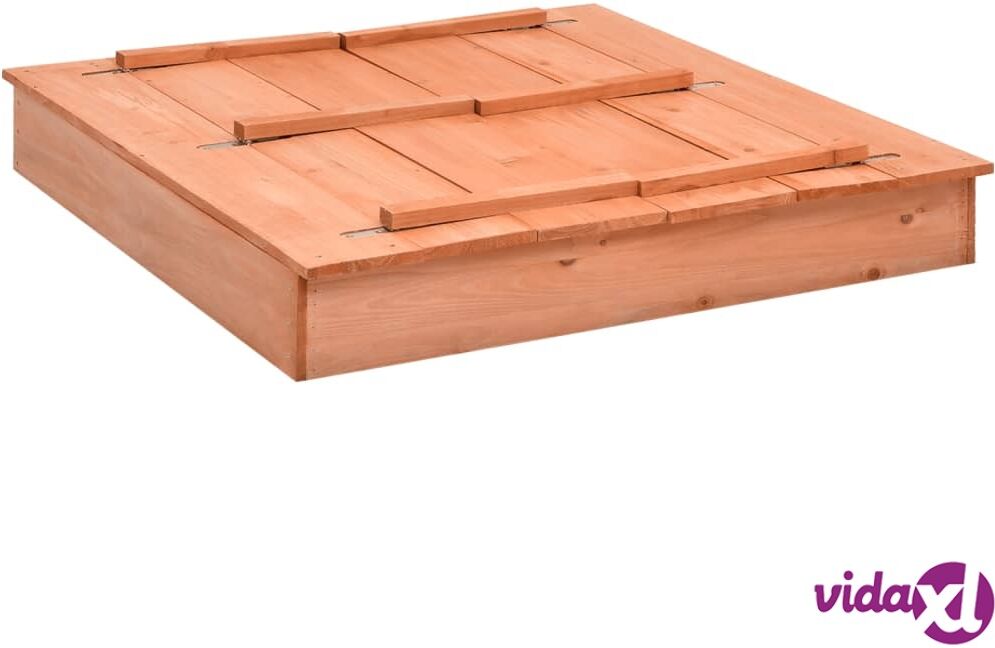 vidaXL Sandbox Firwood 95x90x15 cm